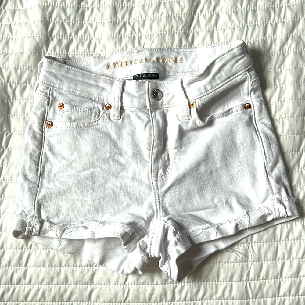 american eagle jean shorts size 00